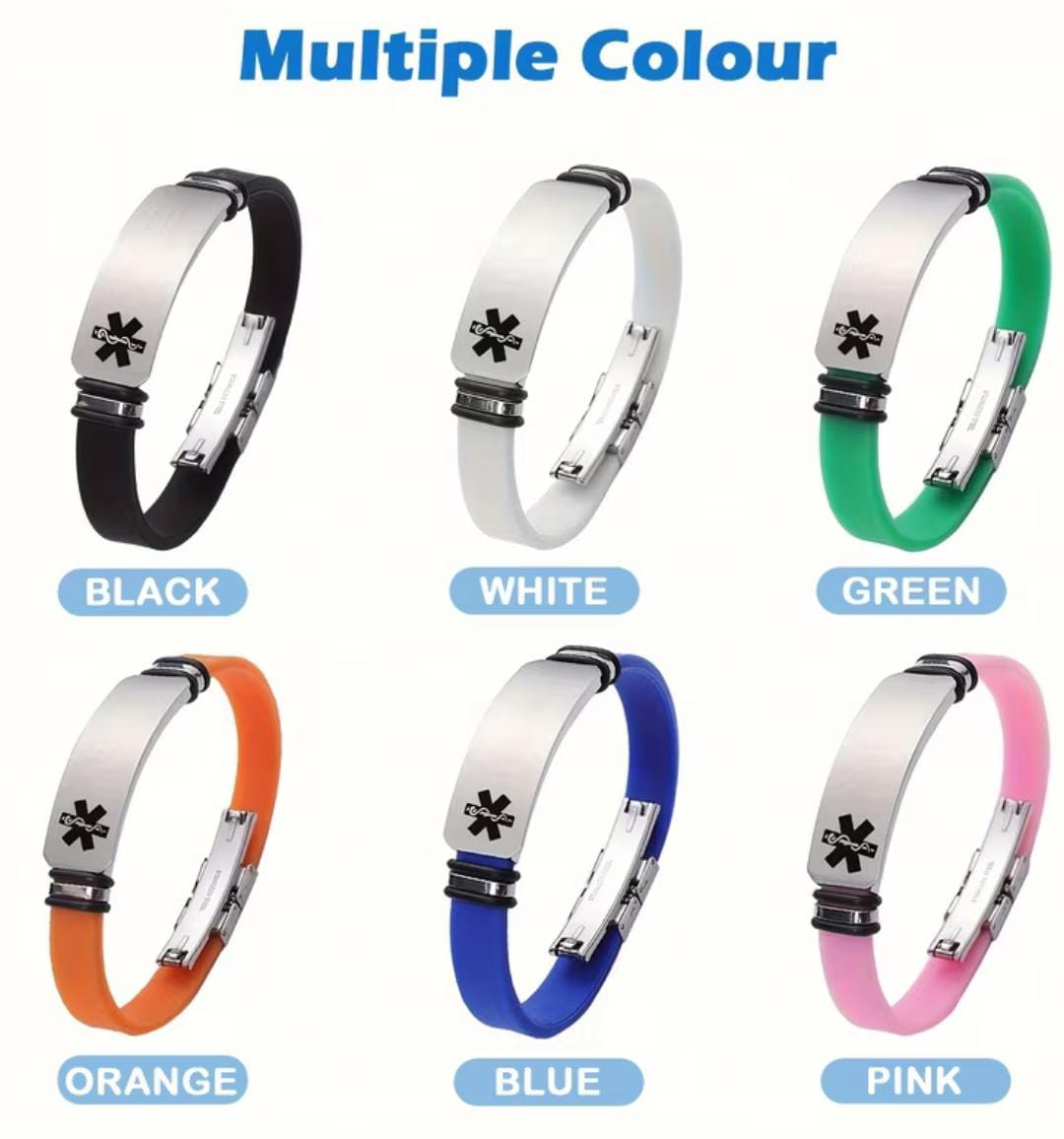 Pulseras SOS Family en varios colores