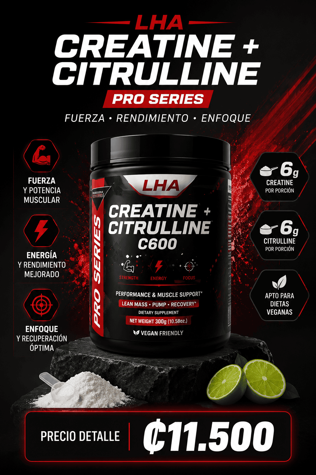 CREATINA CITRULINA (400g))